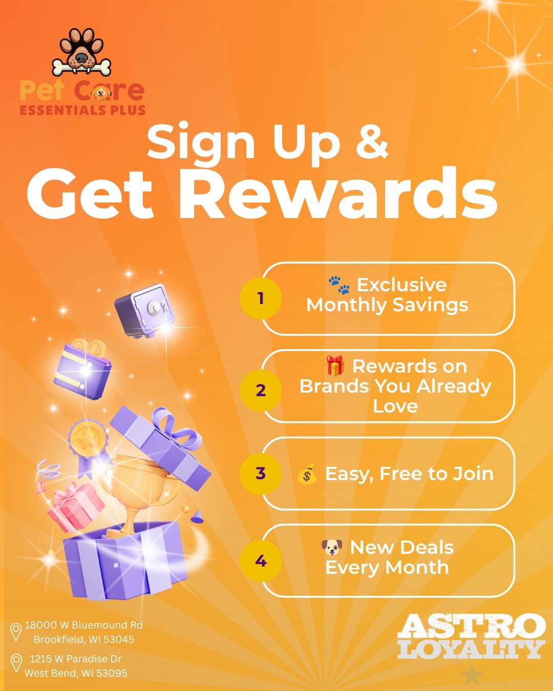 Sign up and get Astro Loyalty rewards