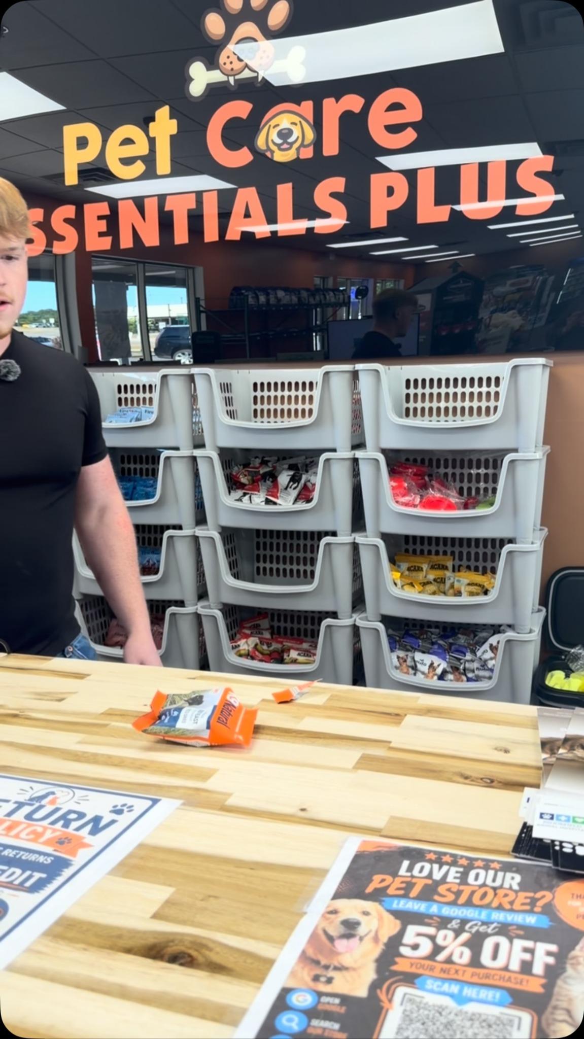 The Pet Care Essentials Plus counter and treat wall